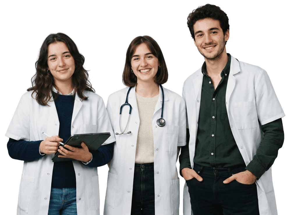 illustration d'étudiants en médecine